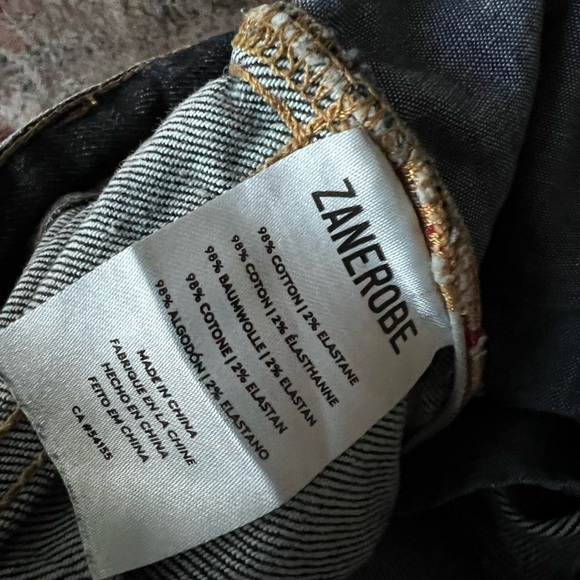 Zanerobe Dark Blue Men's Jeans - Low Blow Denim - Picture 8 of 10